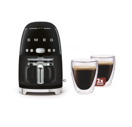 SMEG Filter Koffiezetapparaat Zwart