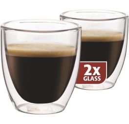 Maxxo Espressoglazen Dubbelwandig