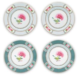 pip studio blushing birds Starterset Gebaksbord 17 cm