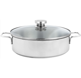 Demeyere Apollo Hapjespan met glazen deksel 28 cm