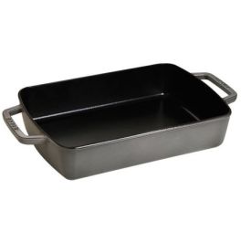 Staub Ovenschaal Rechthoekig Grafietgrijs 30 x 20 cm