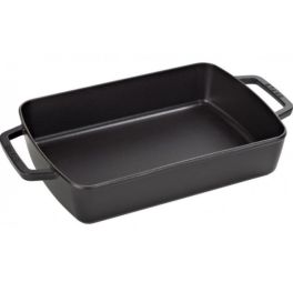 Staub Ovenschaal Rechthoekig Zwart 30 x 20 cm