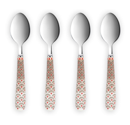 PiP Studio Floral Theelepel Khaki set 4 stuks